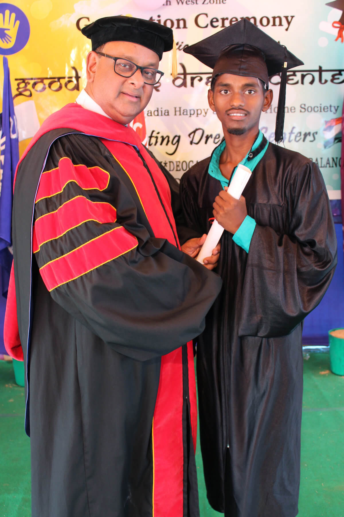 Grad Boy with Doc